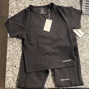 Cuban Fit Black Workout Set